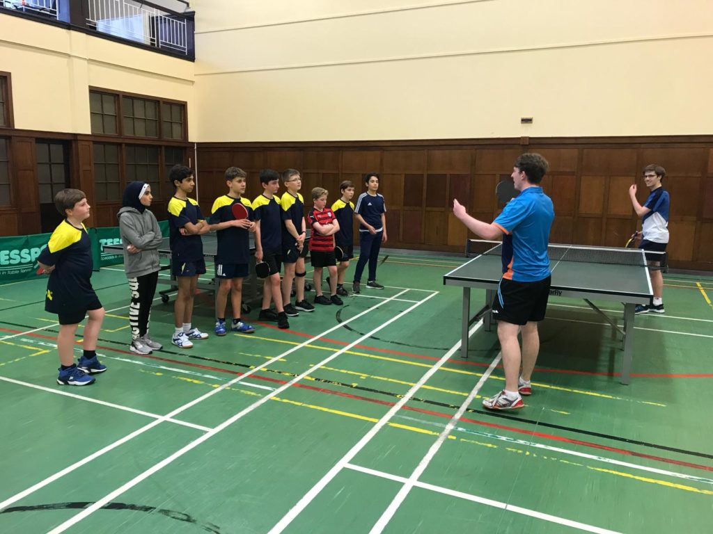 Dundee regional training day Table Tennis Scotland