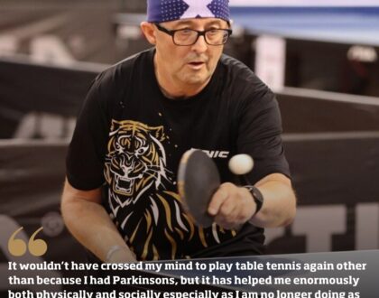 A new chapter: Steve Morley x Table Tennis